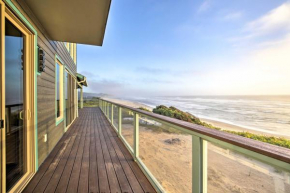 Oceanfront Home with Hot Tub and Sauna, 8 Mi to Newport